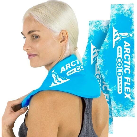Arctic Flex Neck Ice Pack - Cold Compress Shoulder Therapy Wrap - Cool Reusable - Picture 1 of 11